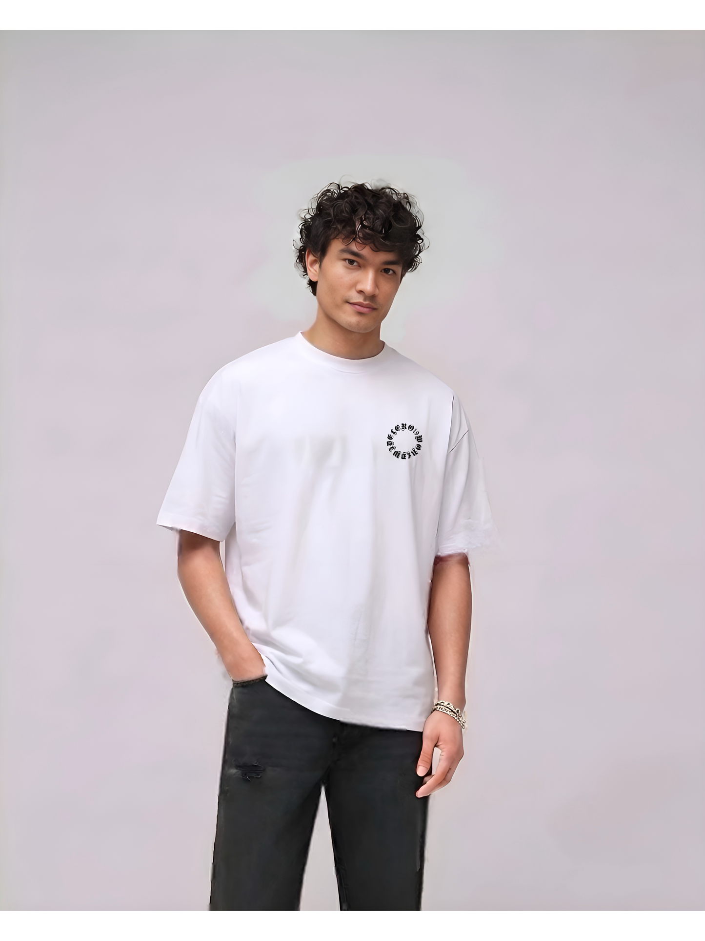 GOTHIC LOGO T-SHIRT WHITE
