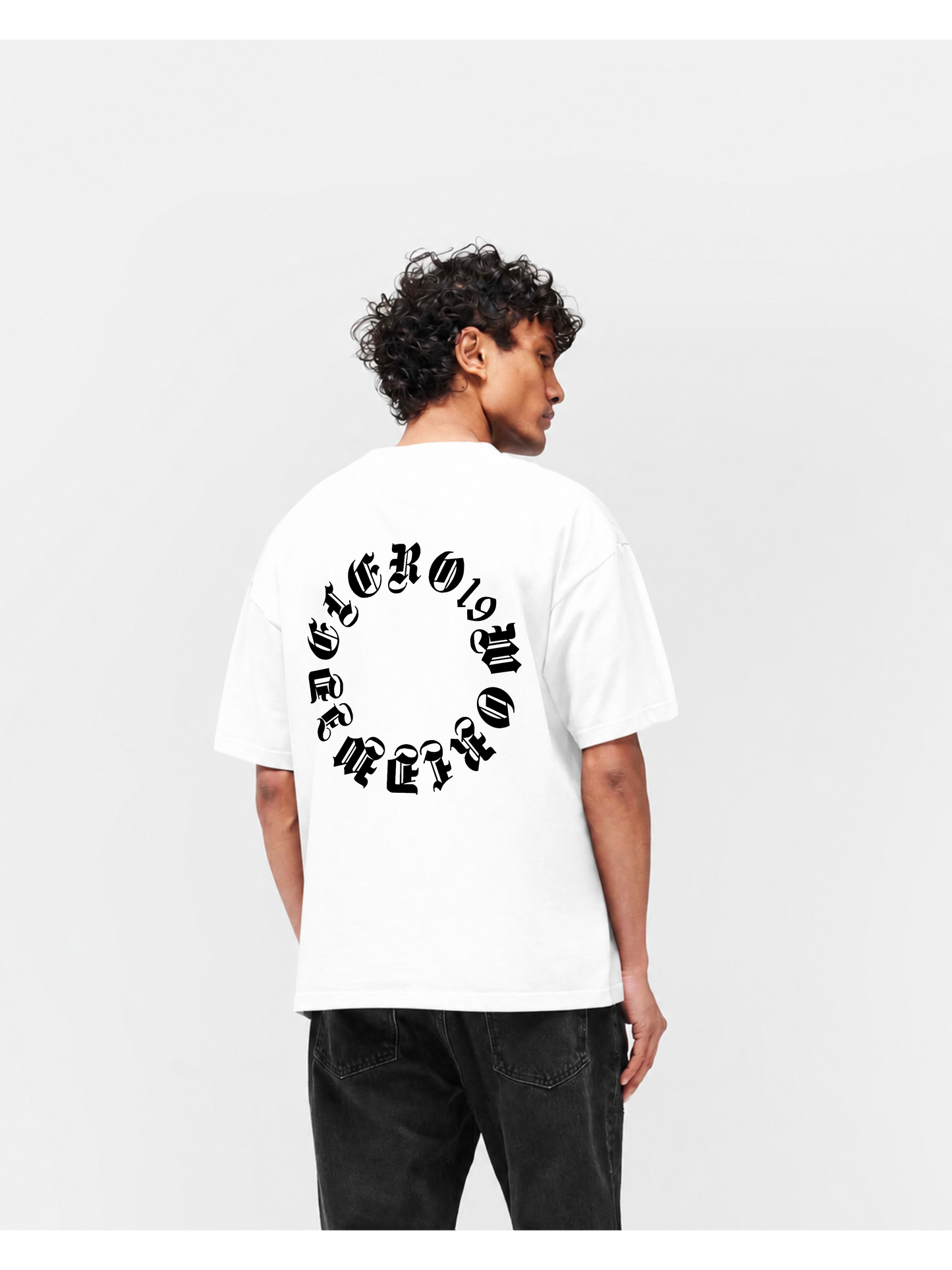 GOTHIC LOGO T-SHIRT WHITE