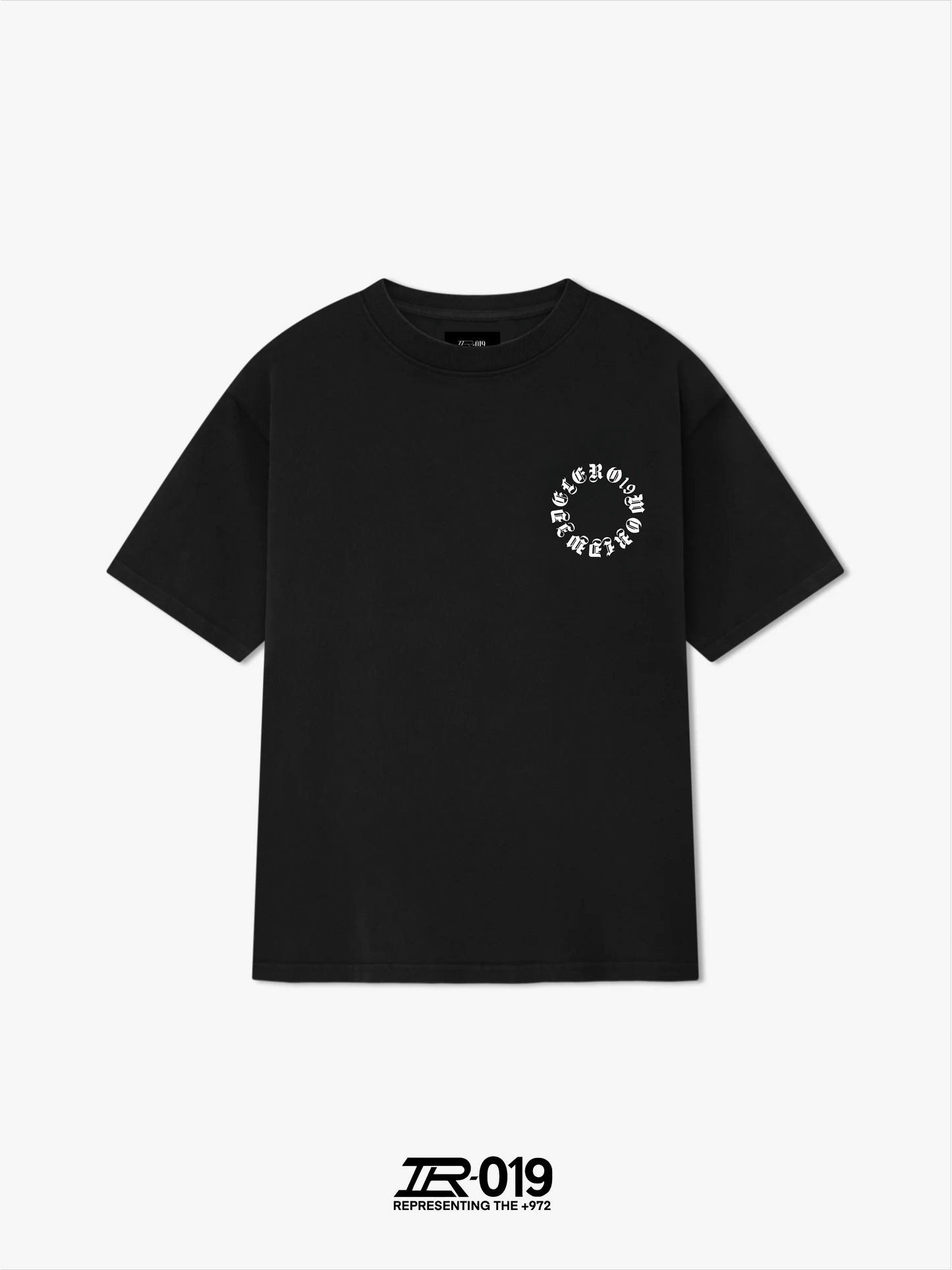 GOTHIC LOGO T-SHIRT BLACK