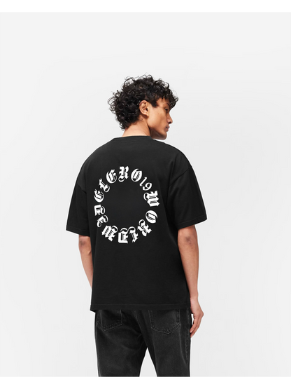 GOTHIC LOGO T-SHIRT BLACK