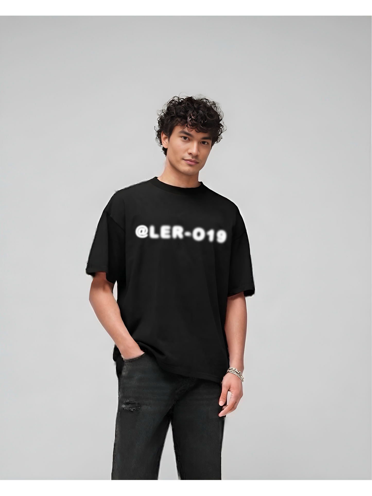 GRAFFITI LOGO T-SHIRT BLACK