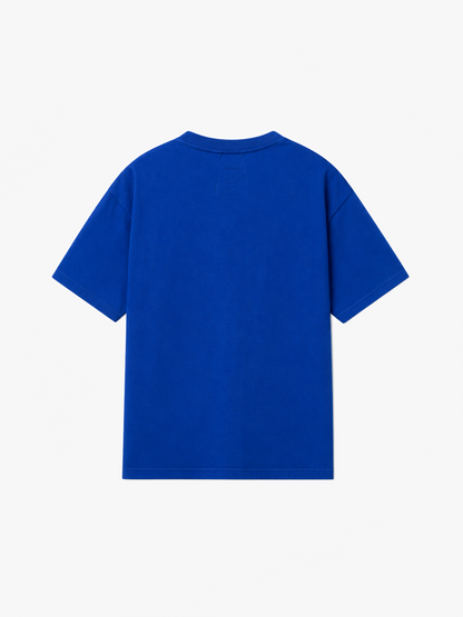 GRAFFITI LOGO T-SHIRT BLUE