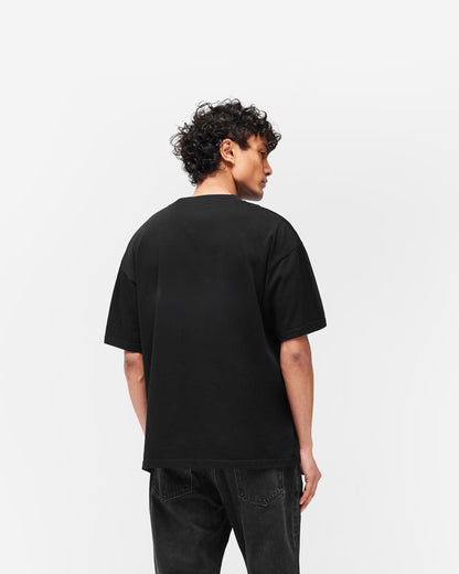GRAFFITI LOGO T-SHIRT BLACK