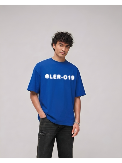 GRAFFITI LOGO T-SHIRT BLUE