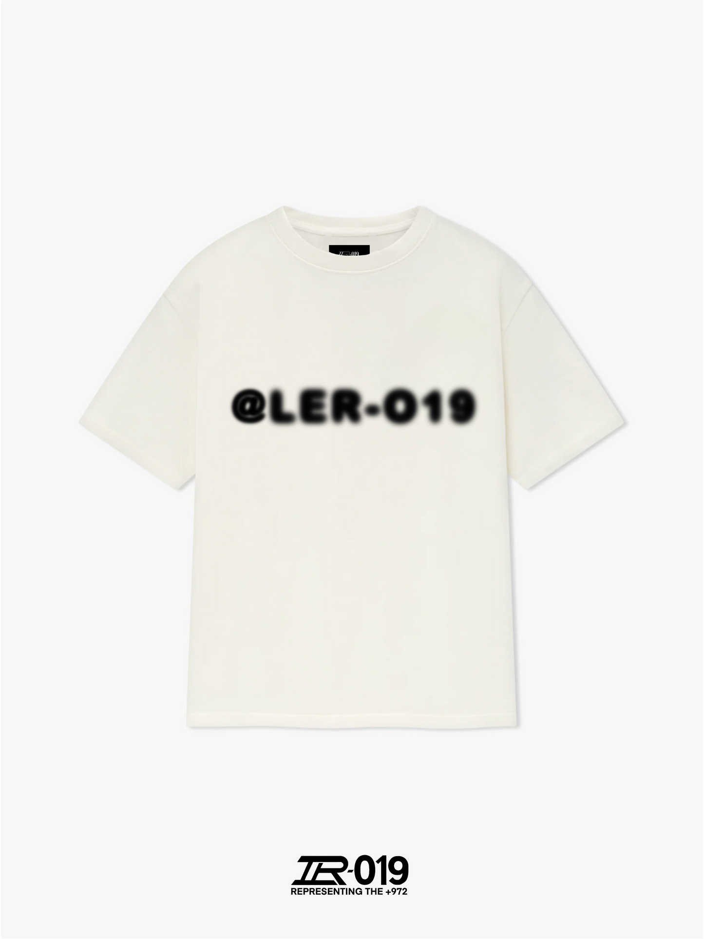 GRAFFITI LOGO T-SHIRT CREAM