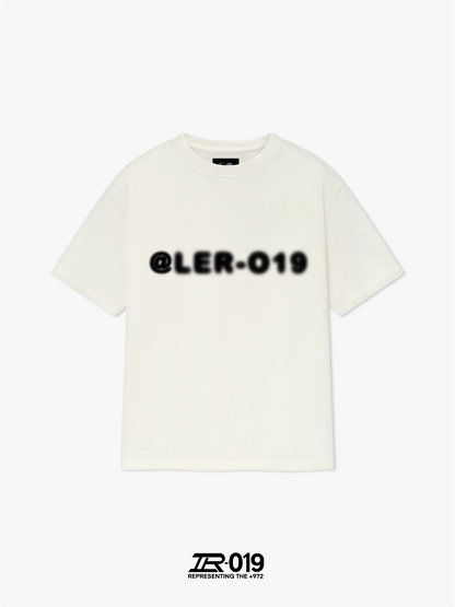GRAFFITI LOGO T-SHIRT CREAM
