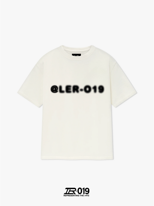 GRAFFITI LOGO T-SHIRT CREAM