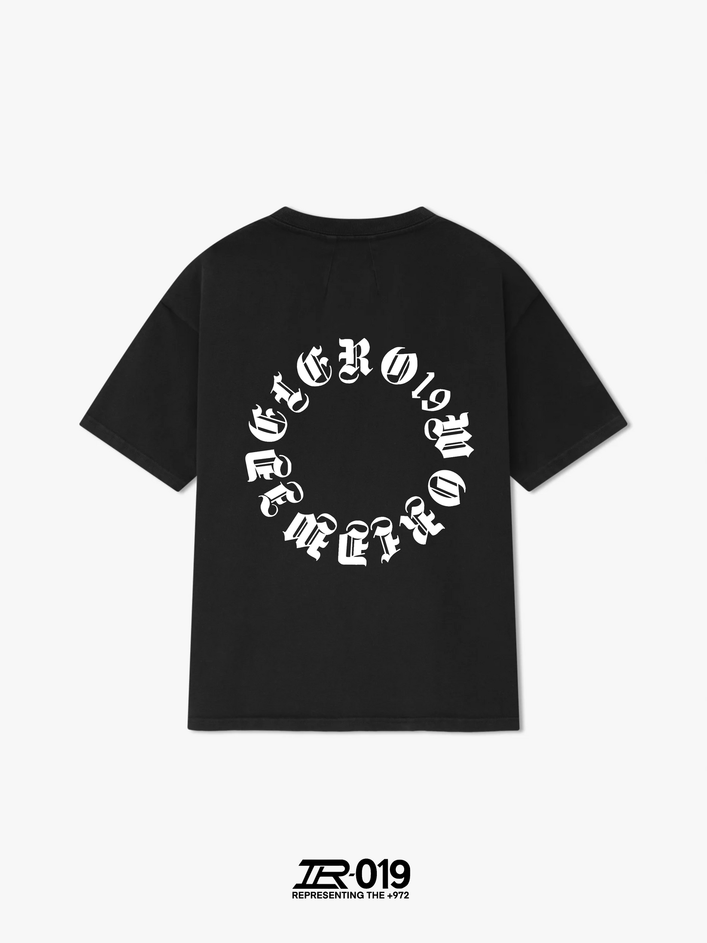 GOTHIC LOGO T-SHIRT BLACK