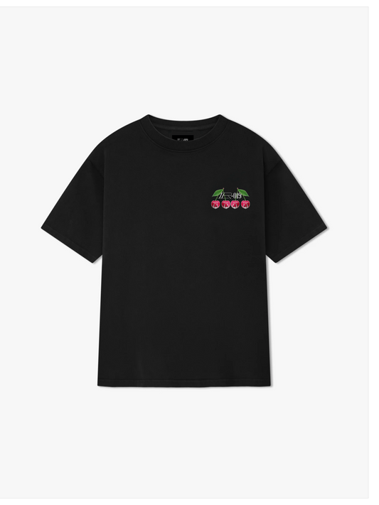 CERRIES T-SHIRT BLACK